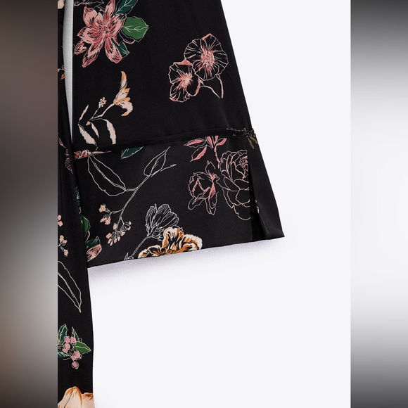 ZARA SHORT FLORAL PRINT DRESS - Picture 8 of 13